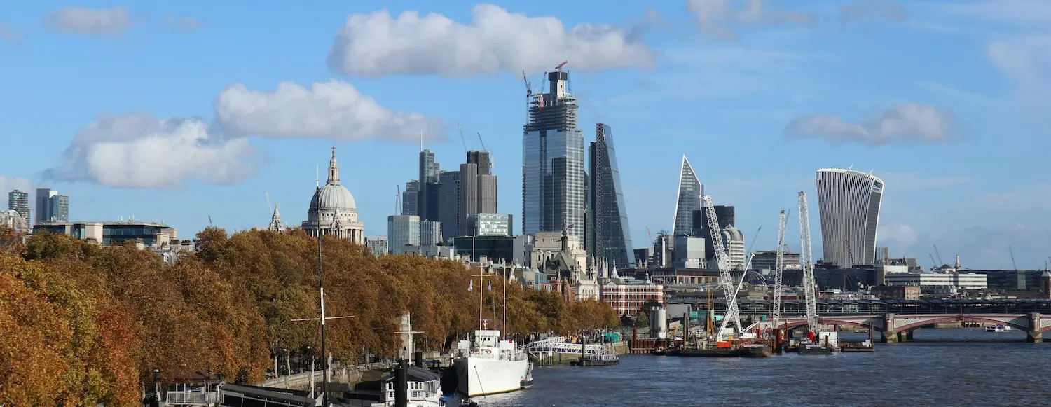 Image showing the River Thames and City of London